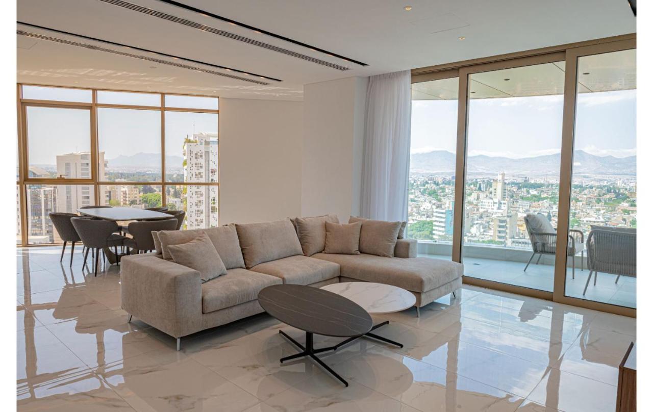 360 Nicosia - Luxury Apartment Panoramic View Bagian luar foto