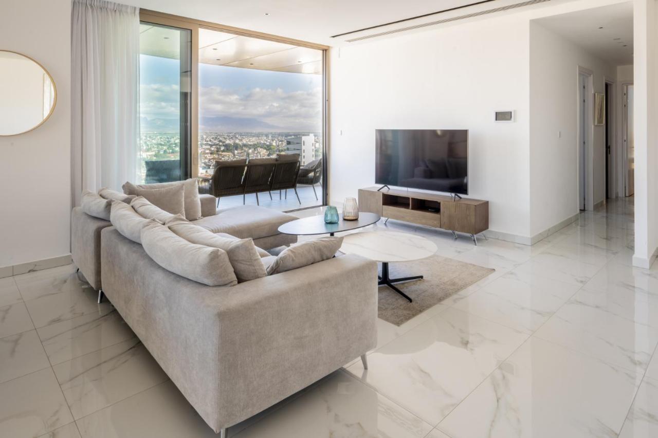360 Nicosia - Luxury Apartment Panoramic View Bagian luar foto